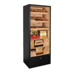 Adorini Primo Cabinet Μαύρο — Ντουλάπι υγρασίας (2.800 πούρα)